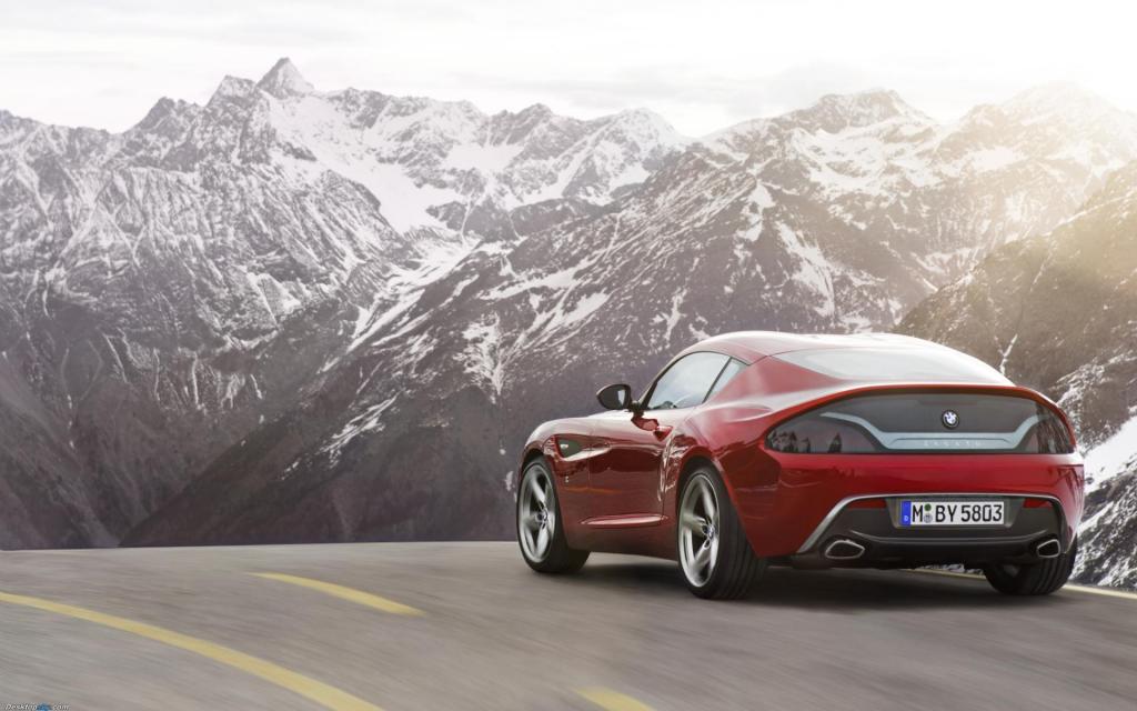 宝马Zagato红色跑车