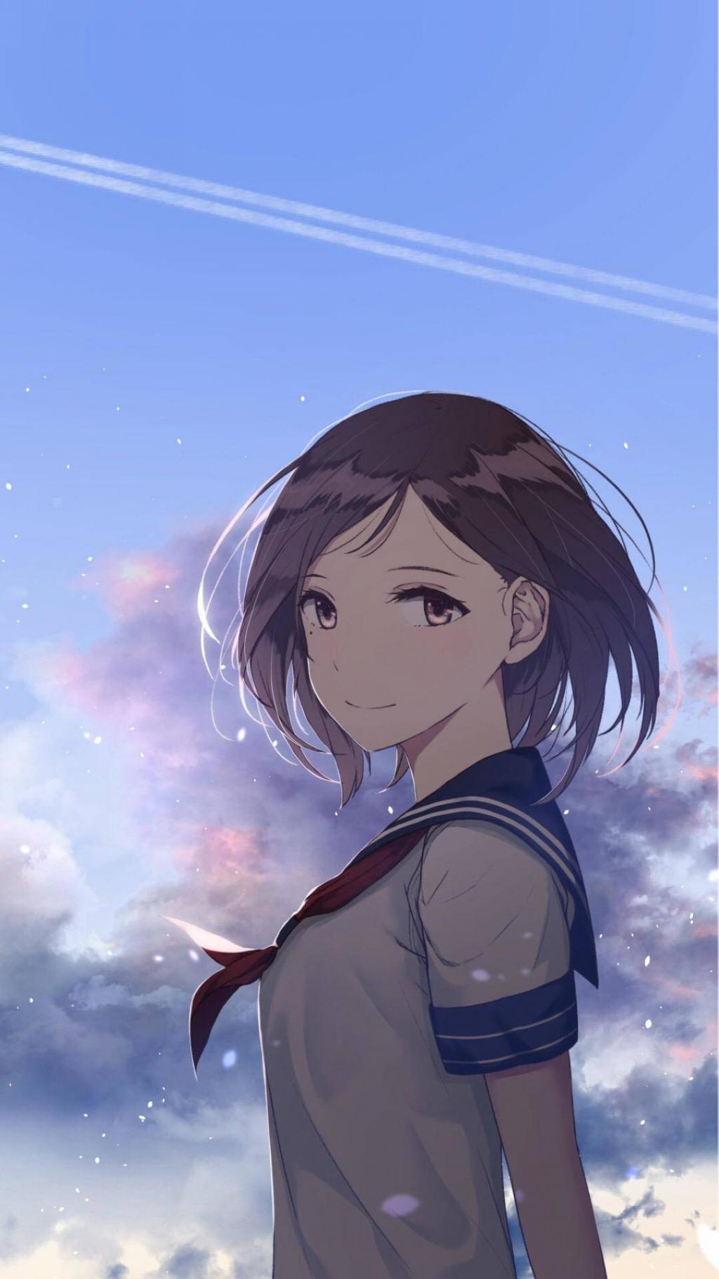 日本动漫美女人像