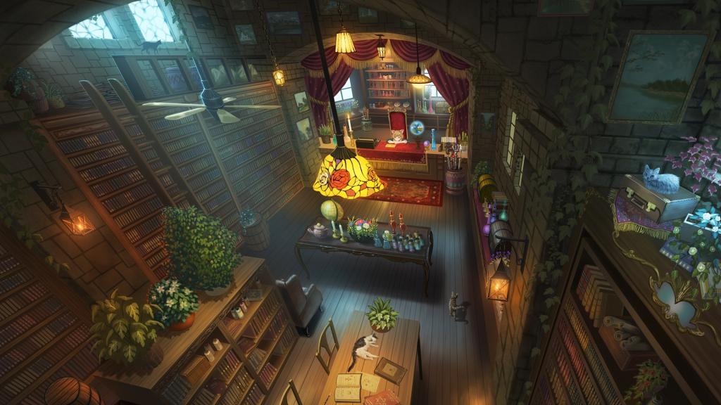 二次元动漫插画场景