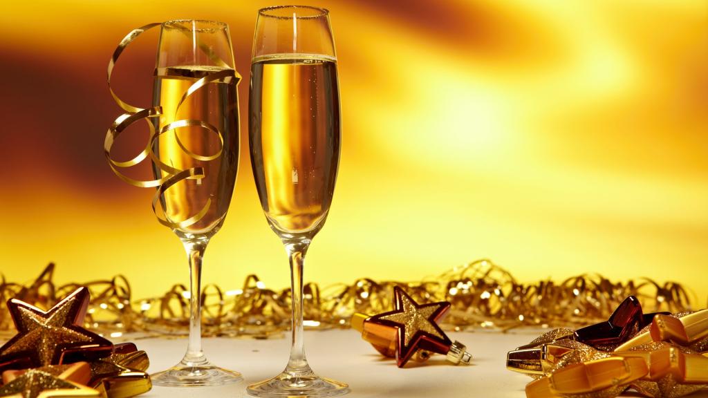 节日庆祝香槟美酒图片