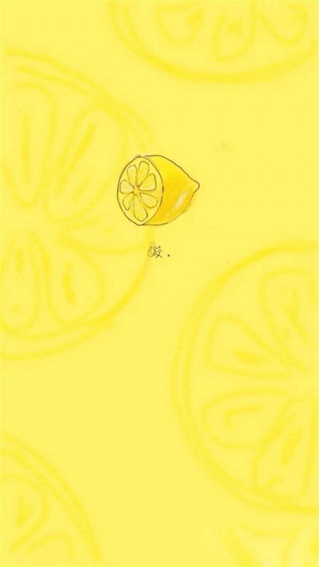 简约卡通水果锁屏