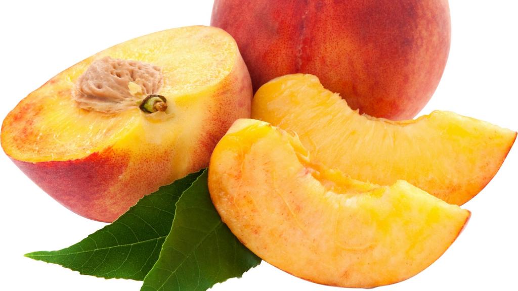 新鲜味美的桃子