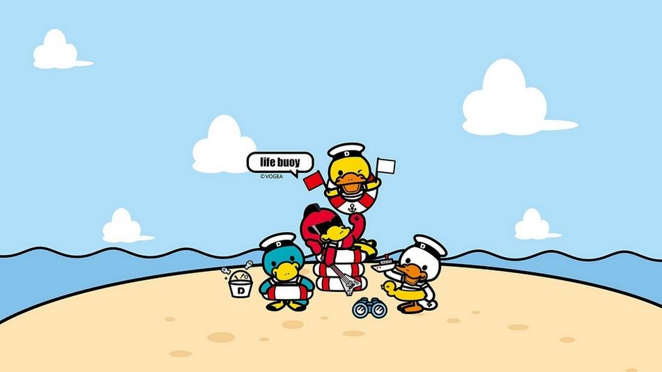 可爱呆萌的鸭嘴兽男孩