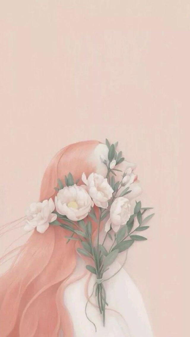 卡通一左一右唯美七夕情侣插画