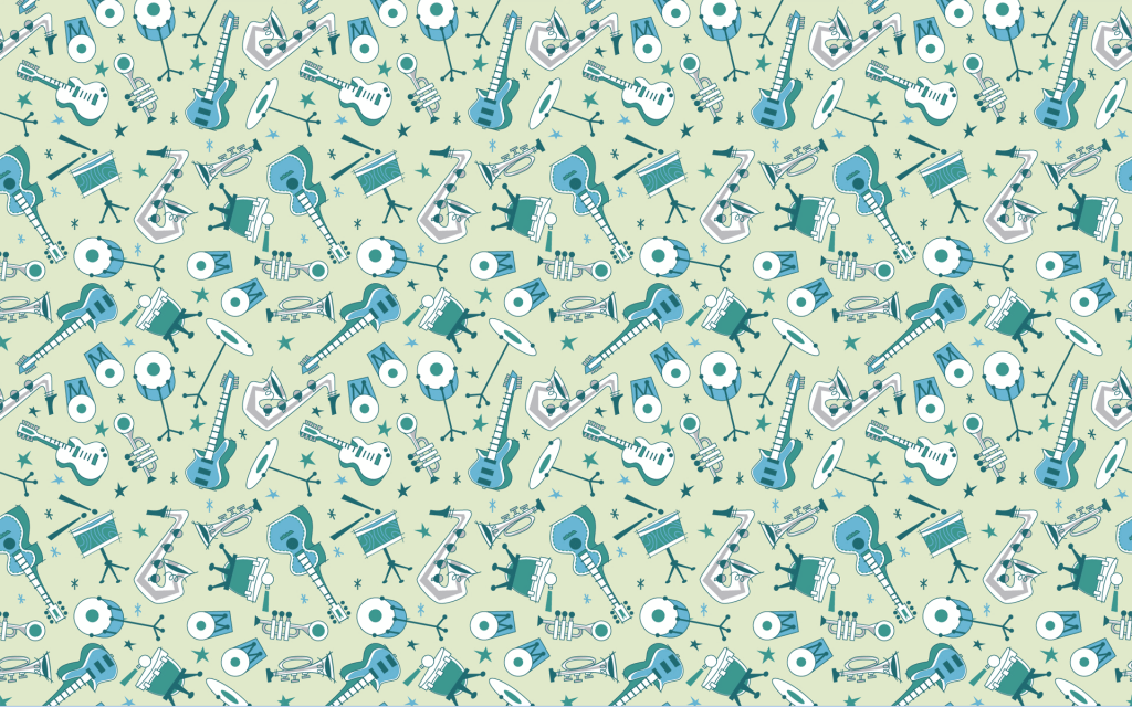 可爱卡通平铺背景