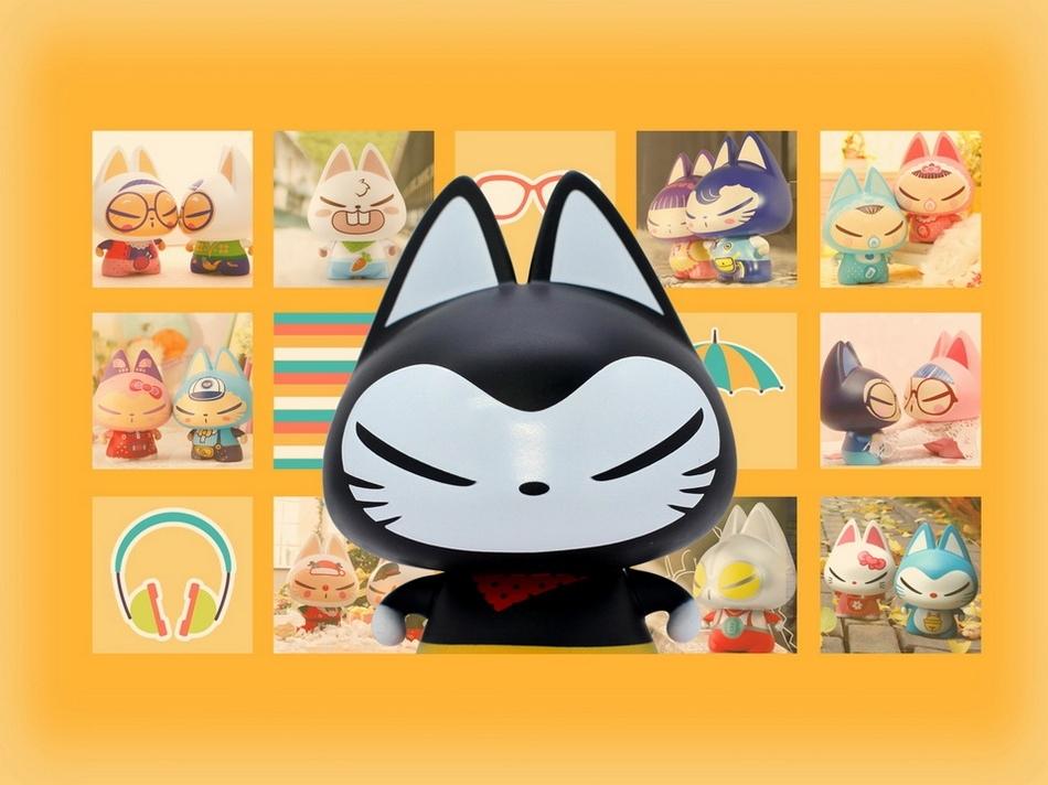 可爱呆萌的拽猫