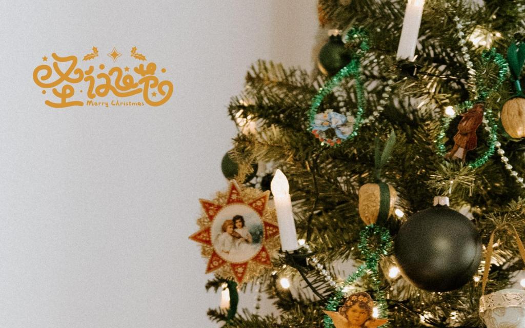 圣诞节唯美创意背景图