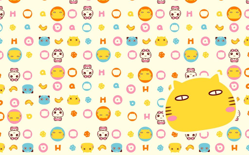 密集的哈咪猫卡通