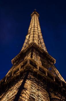 历史建筑埃菲尔铁塔唯美风光风景-5