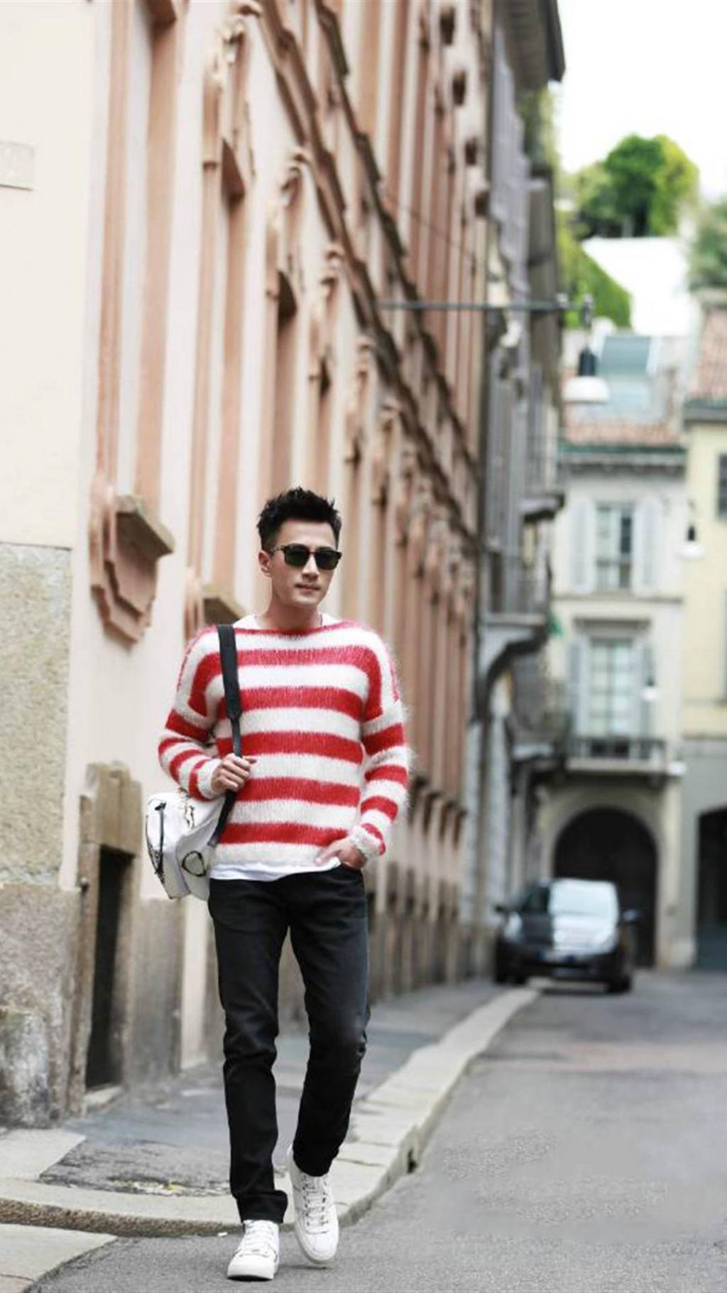 刘恺威时尚街拍