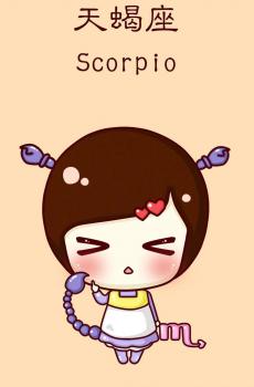 天蝎座创意插图-4