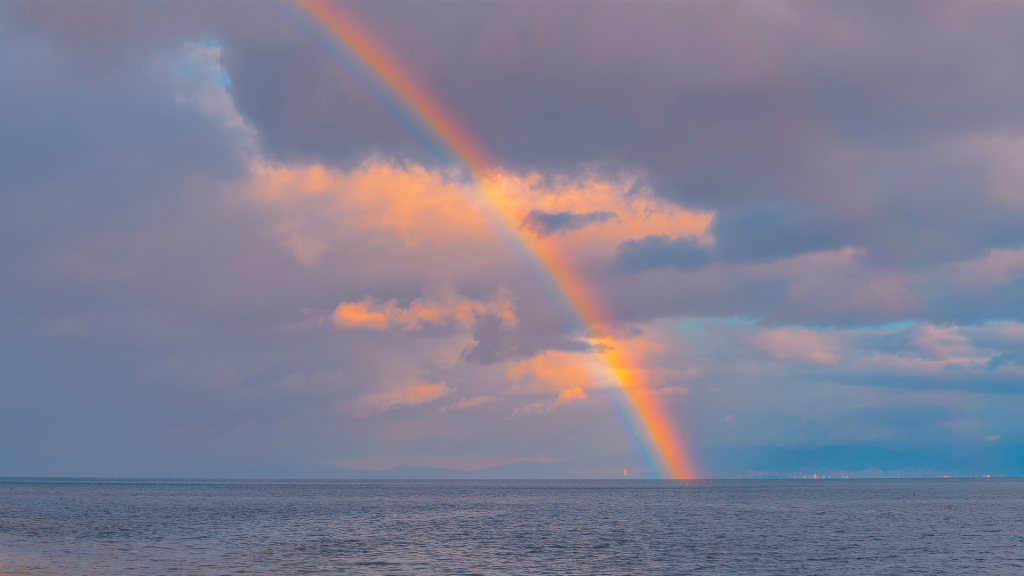 优美迷人的城市风光