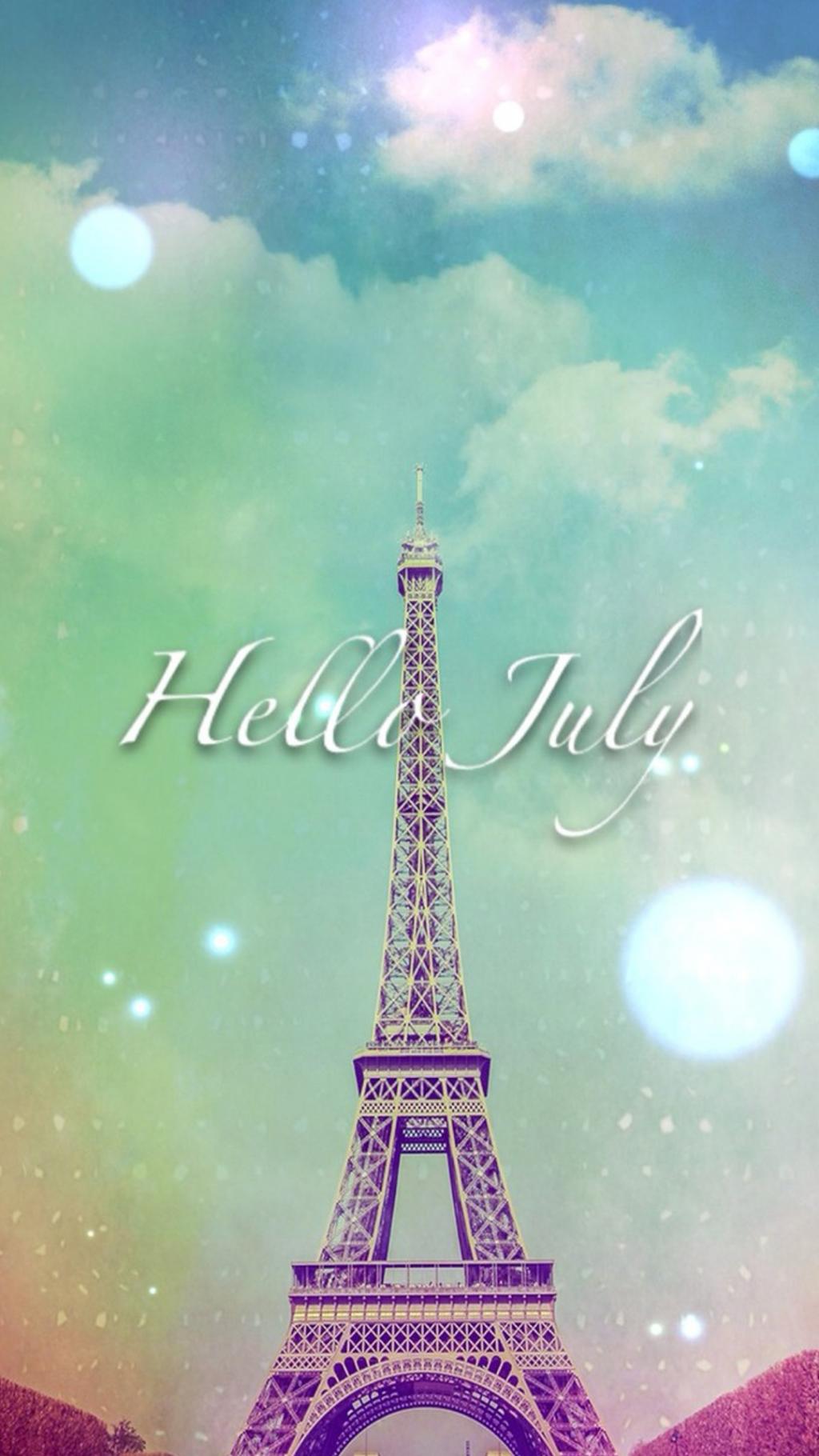 七月你好简约文字主题