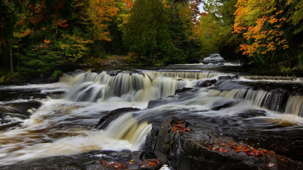 美丽的美国密歇根州风景