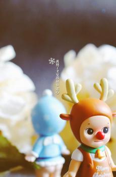 圣诞节可爱的小鹿-5