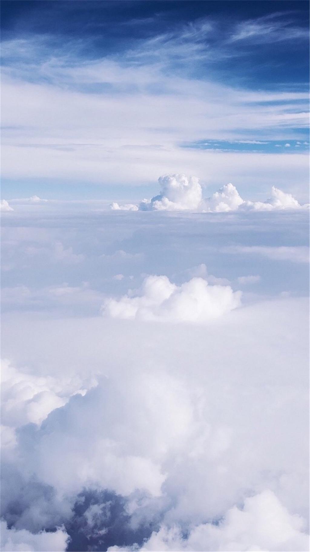 唯美蓝天白云风景