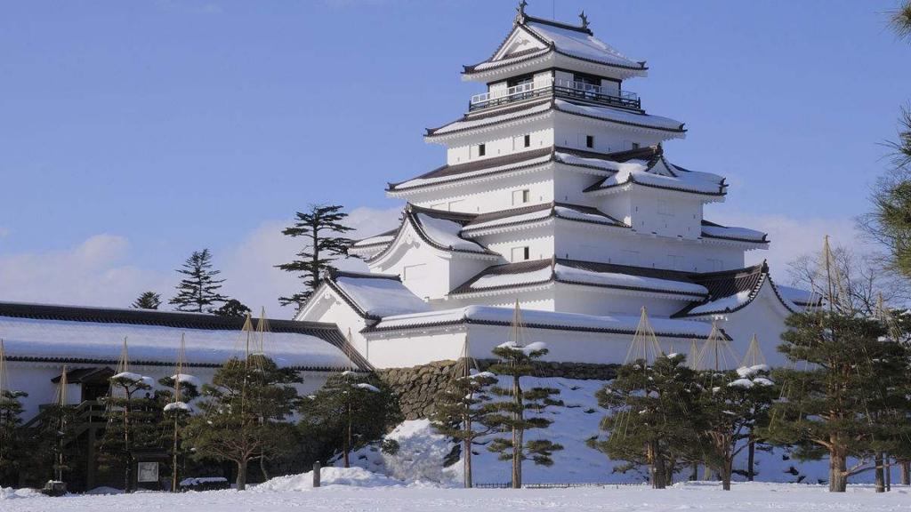 日本会津若松风景
