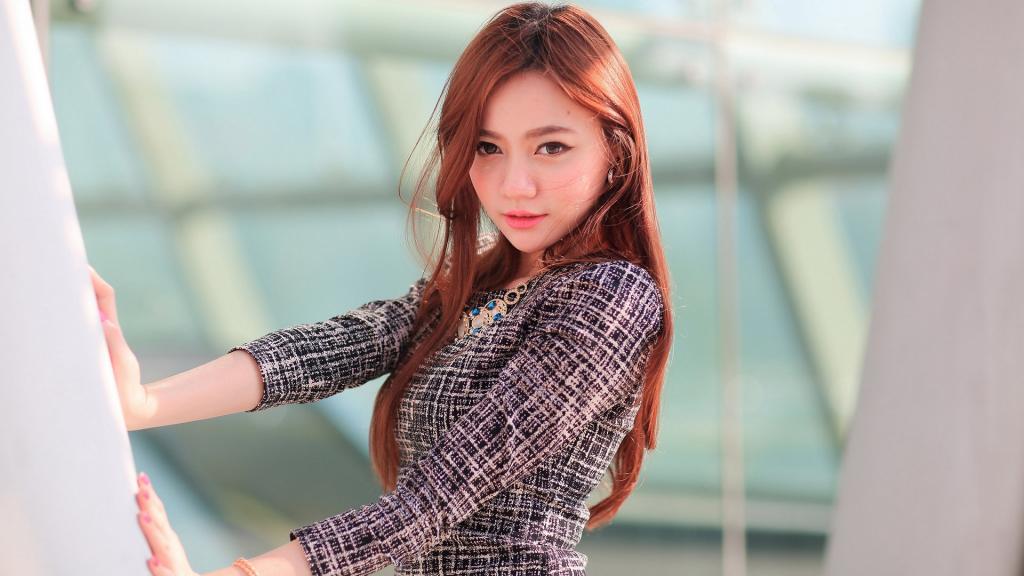 美女户外生活照
