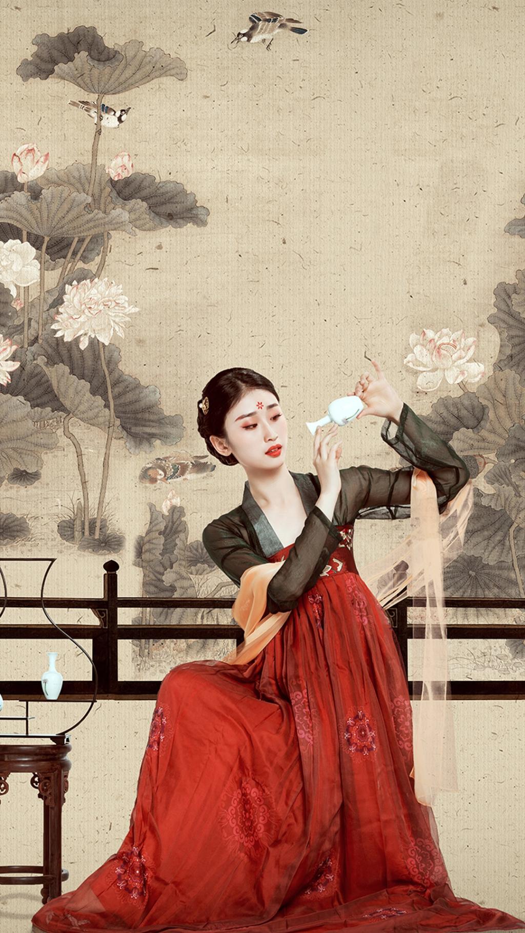 优雅迷人的古装美女