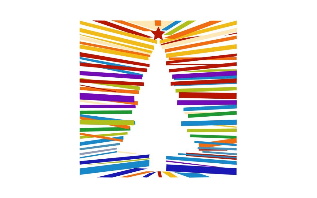 圣诞节的简约设计