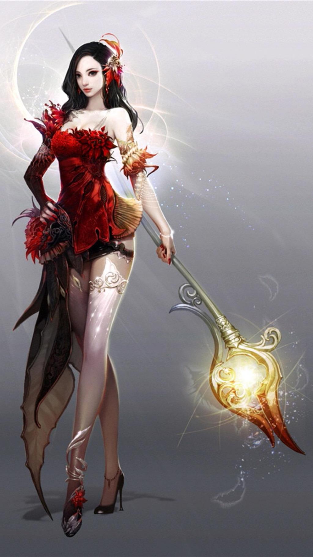 游戏美女人物设定