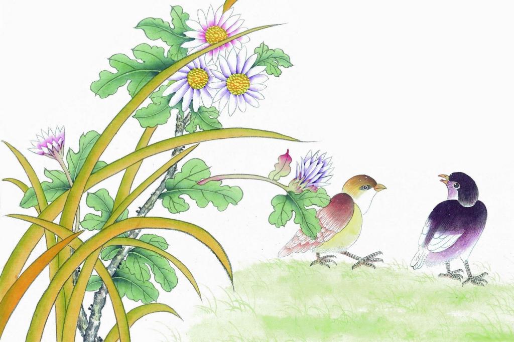工笔花鸟画