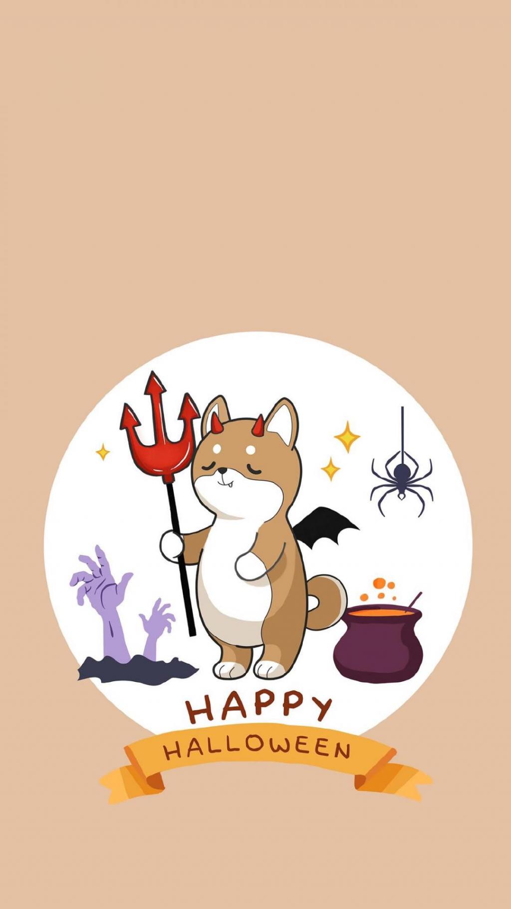 万圣节快乐经典卡通人物插画