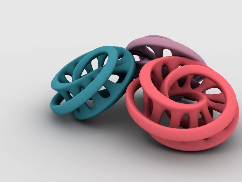 立体圆球发光创意设计