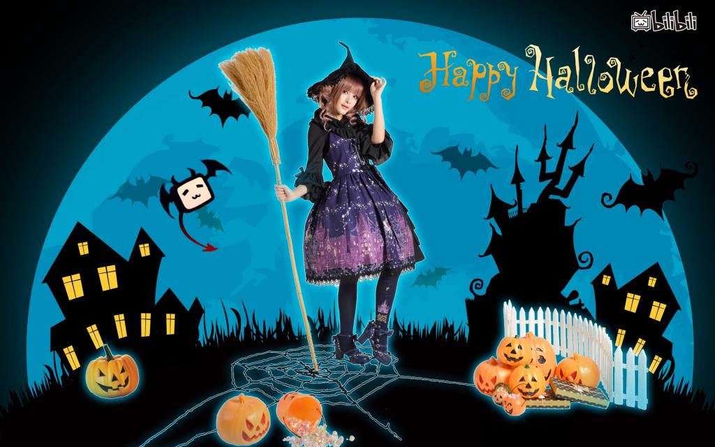 徐娇cosplay万圣节