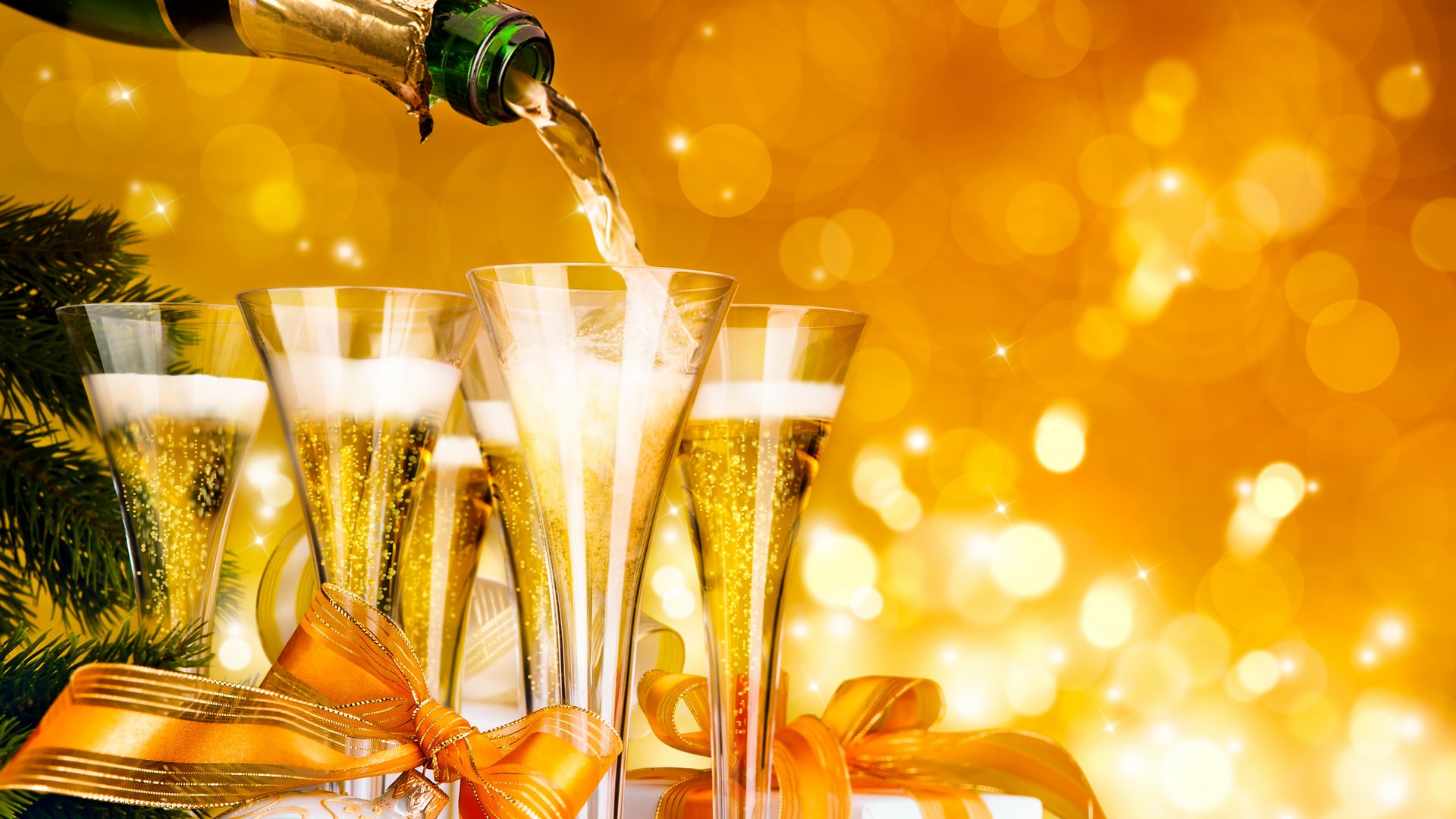 节日庆祝香槟美酒图片