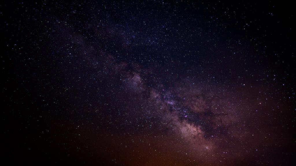 繁星点点的天空