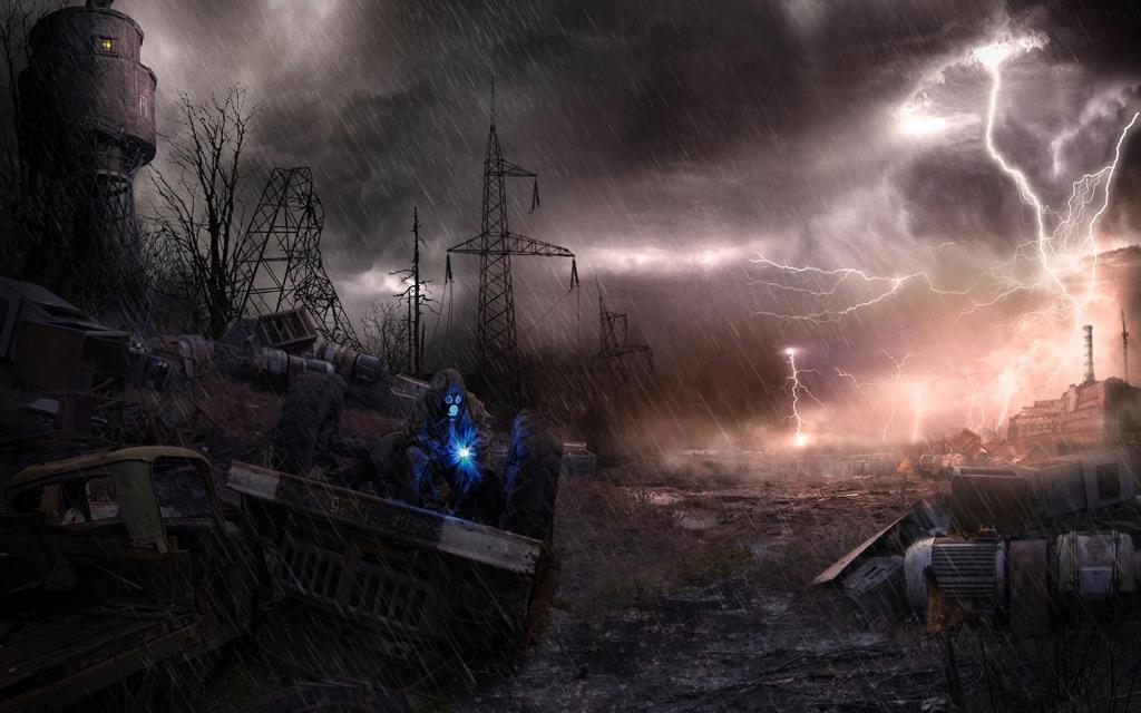 劫后余生的残破世界插画