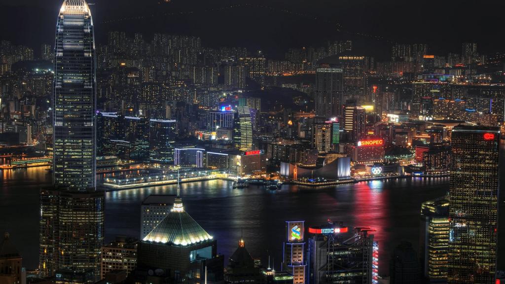 迷人的不夜城香港