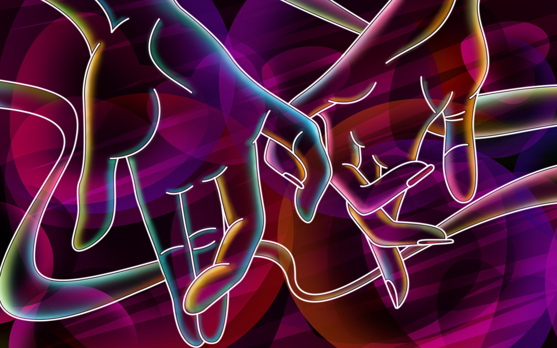 有意思的宽屏线描,高清图片,电脑桌面-壁纸族