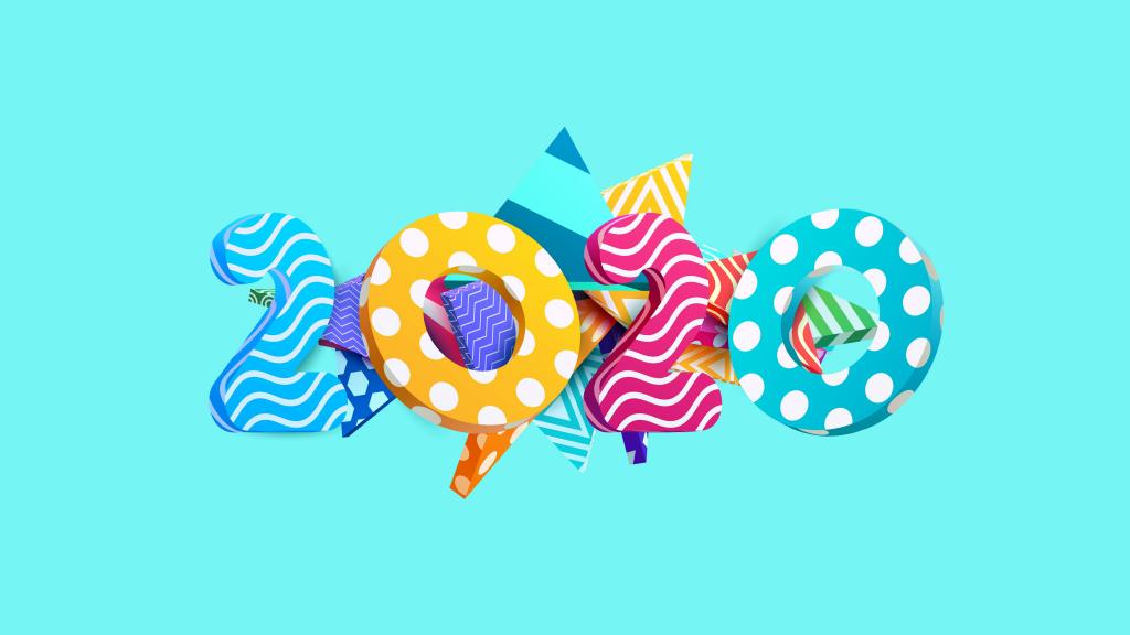 2020鼠年创意数字设计