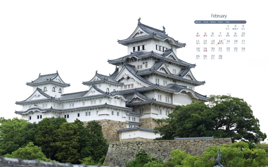 2019年2月寺庙教堂唯美摄影日历