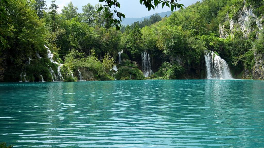 普利特维采湖群国家公园秀丽风景写真