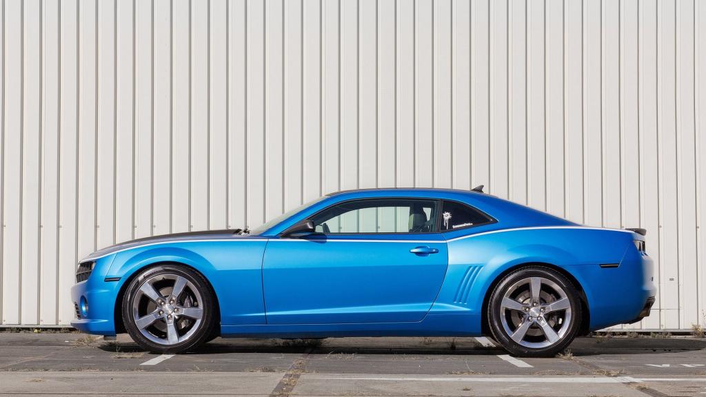 时尚蓝色科迈罗Camaro