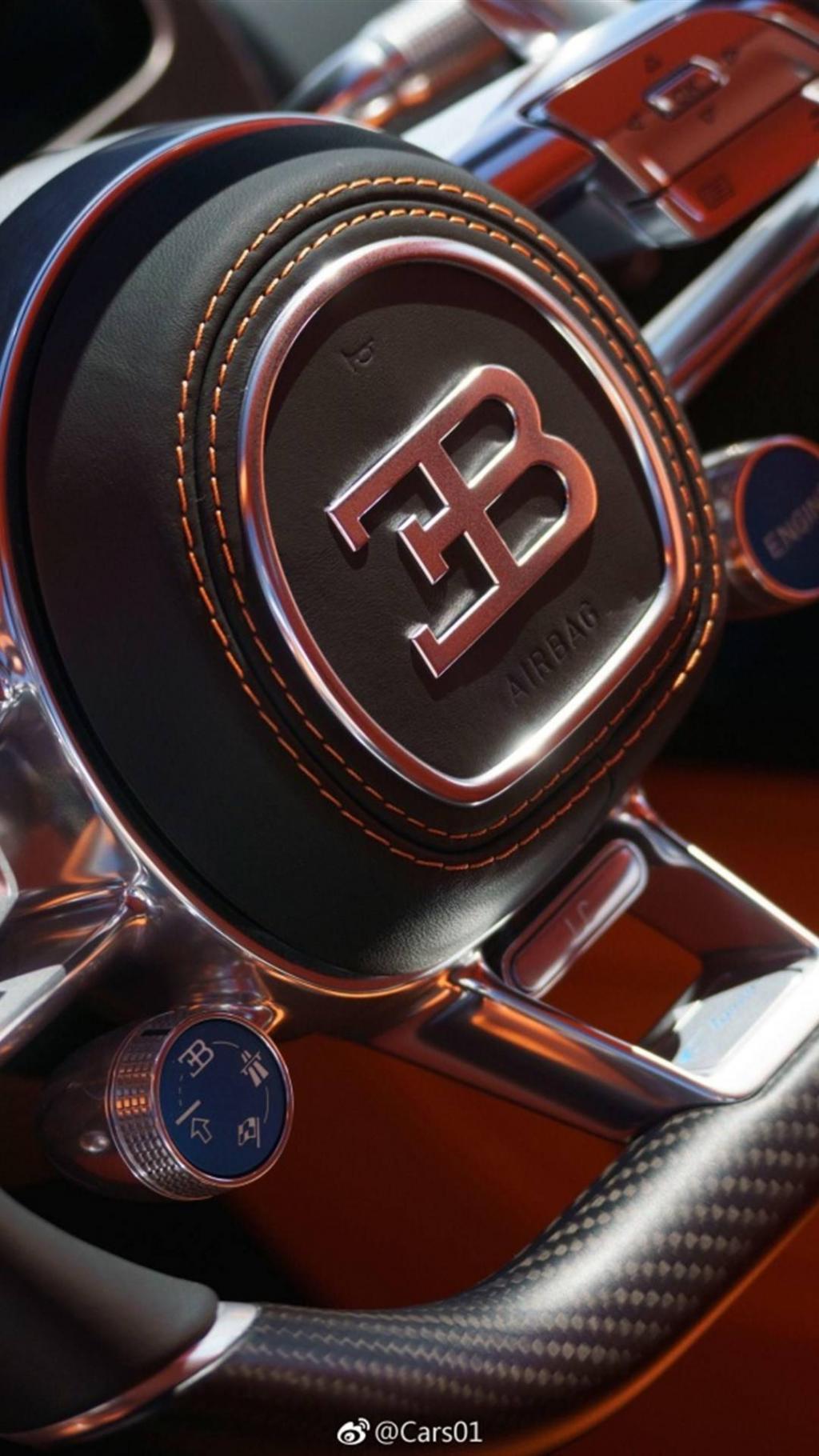 布加迪Chiron内饰