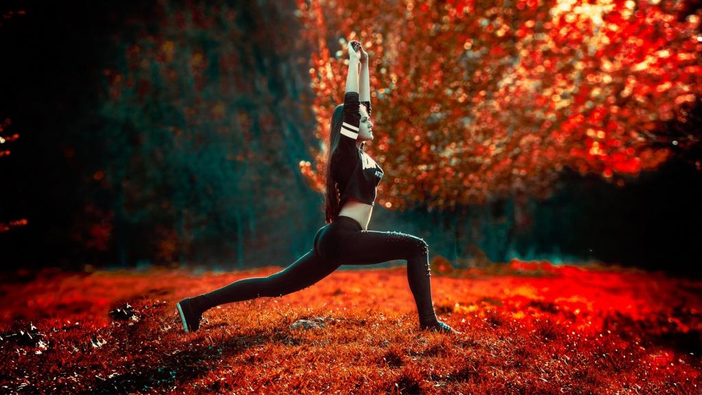 运动美女性感诱人写真