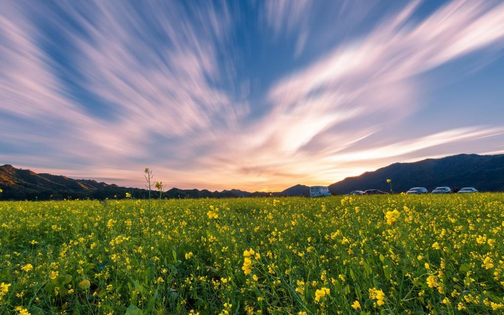 辽宁丹东绿江村风景如画