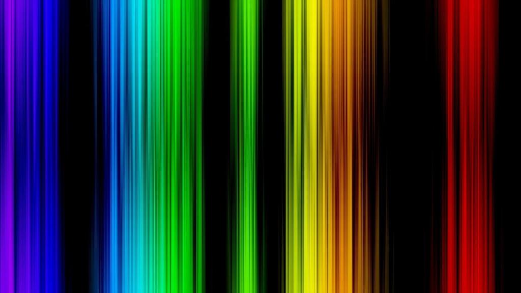 绚丽的彩虹条纹,高清图片,电脑桌面-壁纸族