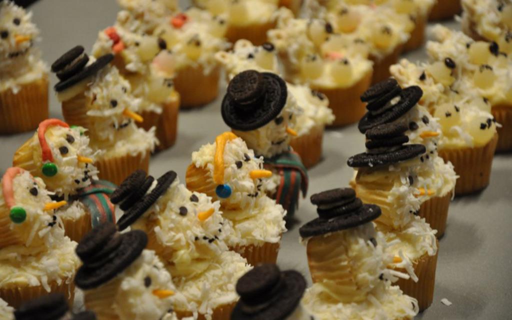 香甜美味的纸杯蛋糕