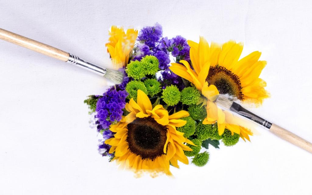 另类的笔触油画