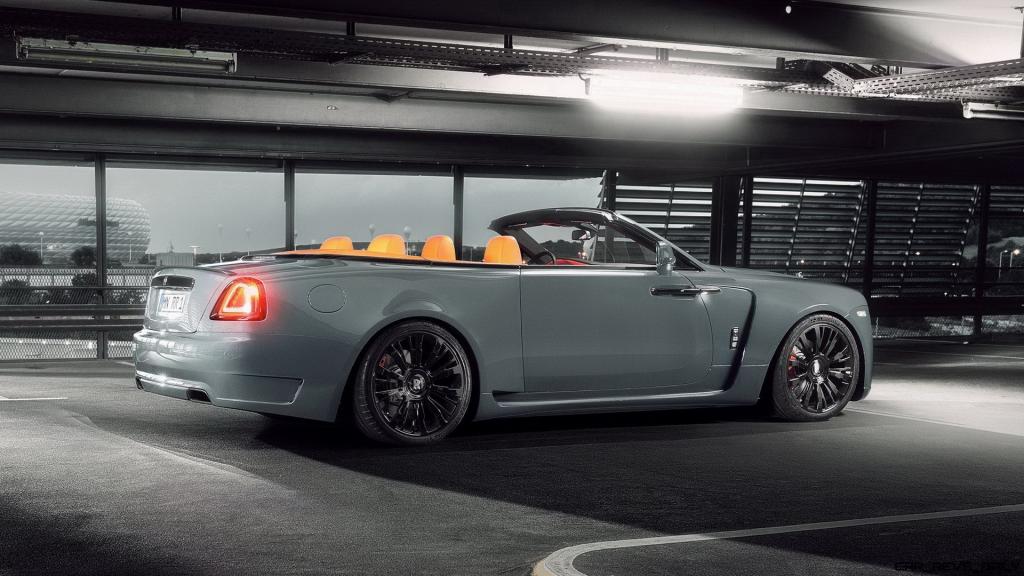 帅气劳斯莱斯曜影敞篷跑车图片