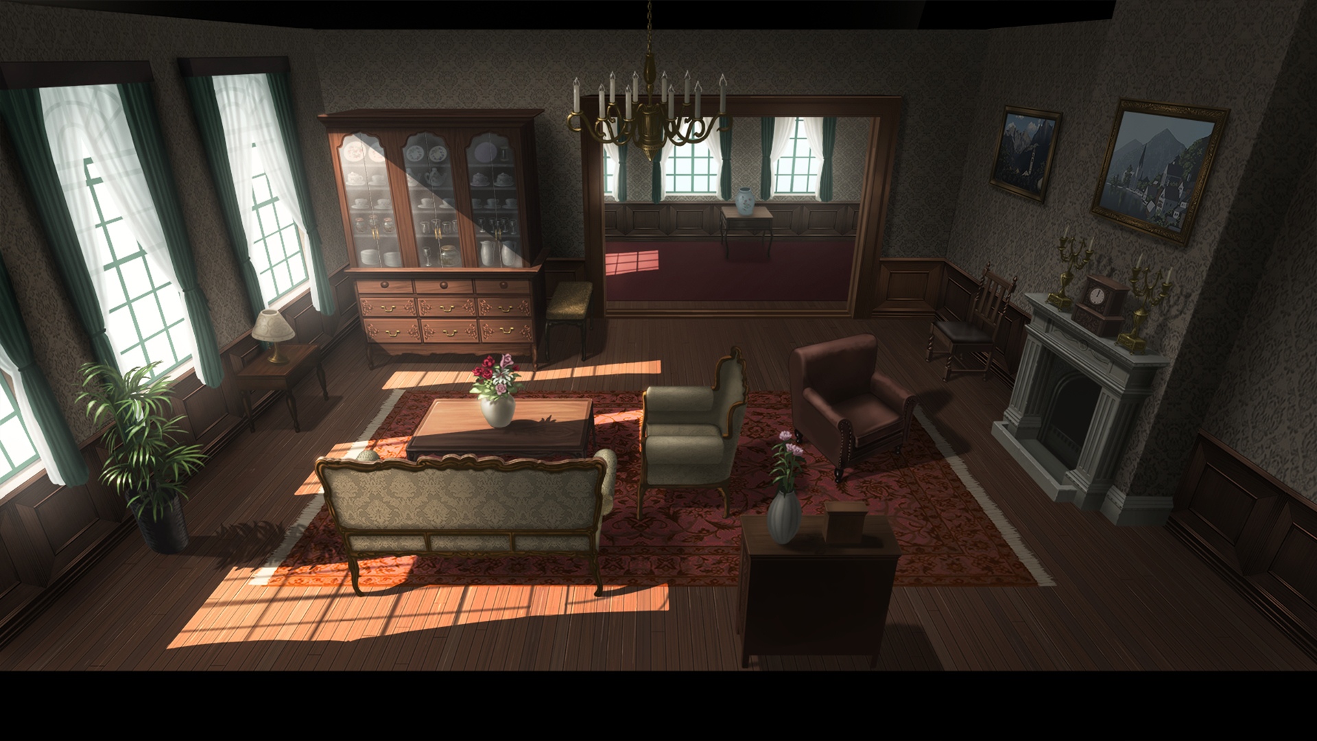 《二次元》动漫插画场景