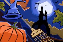 万圣节插画