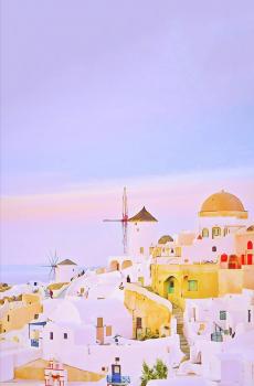 唯美粉紫色系少女心-3