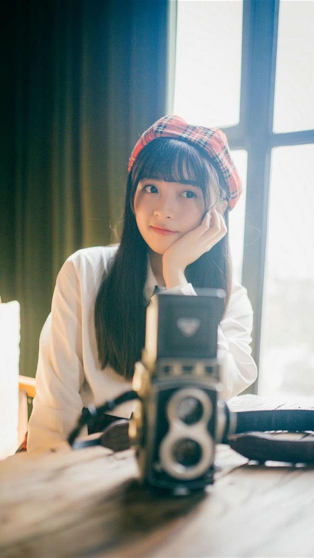 阳光秀气养眼美女