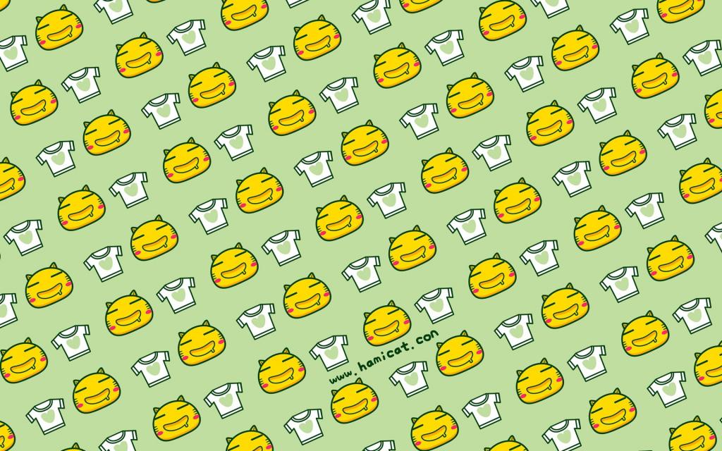 哈咪猫小元素背景